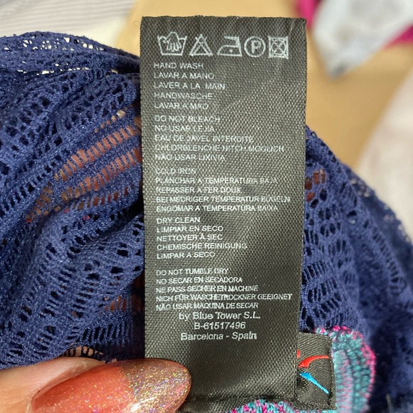 Vintage y2k Small Custo Barcelona Spiderweb Mesh Overlay Dress - Picture 7 of 10